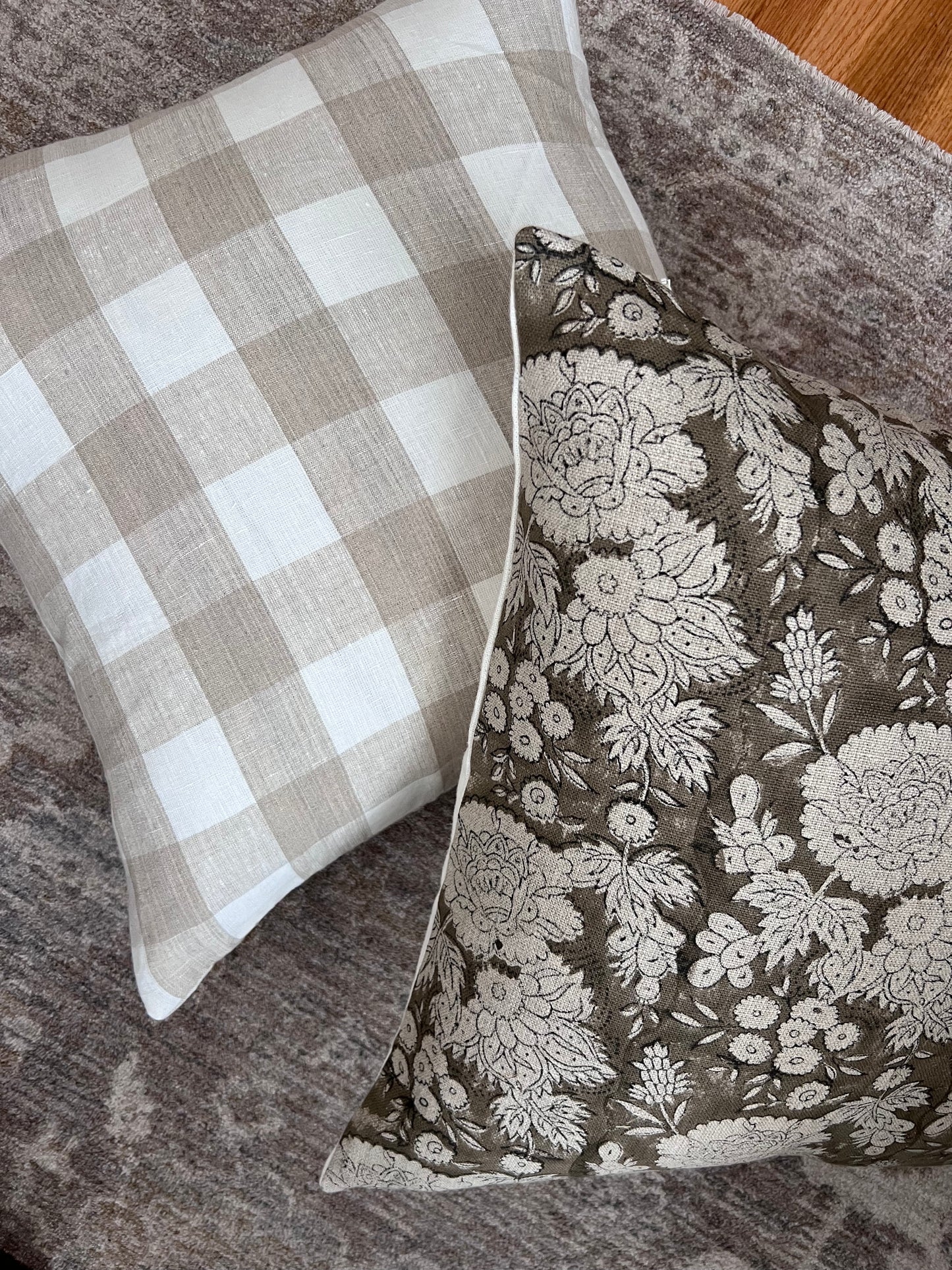 Gingham Pillow Cover